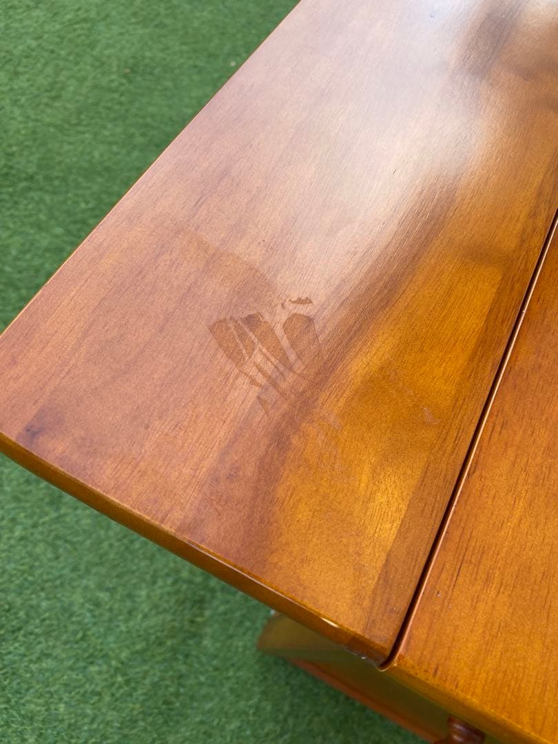 両バタ　キッチンカウンター　バタフライワゴン木製キッチンワゴン 折りたたみ式