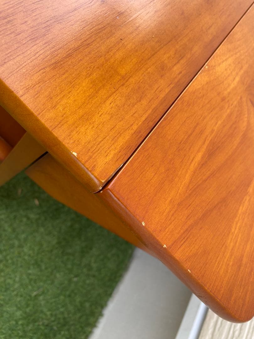 両バタ　キッチンカウンター　バタフライワゴン木製キッチンワゴン 折りたたみ式