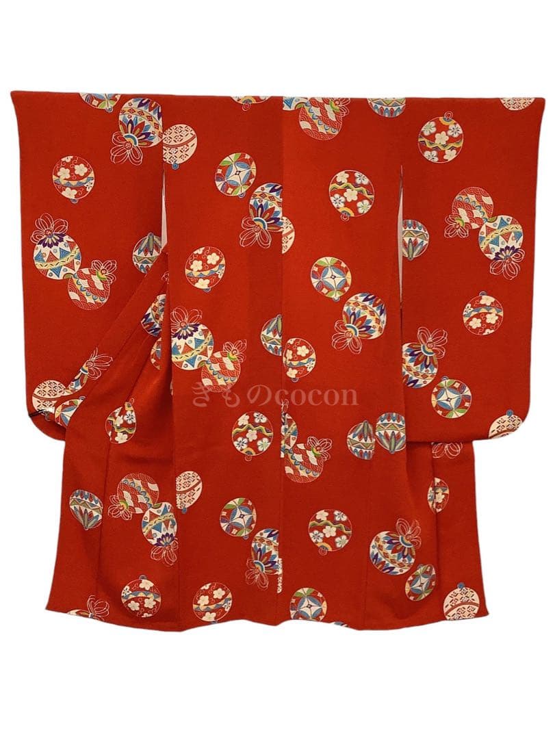 ◎mk-1253　七五三　女の子　7歳　着物・襦袢セット　1-16