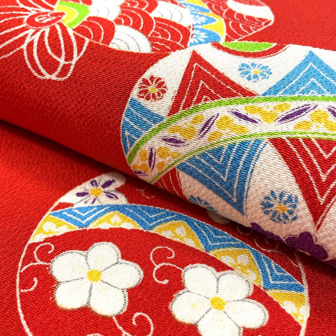 ◎mk-1253　七五三　女の子　7歳　着物・襦袢セット　1-16