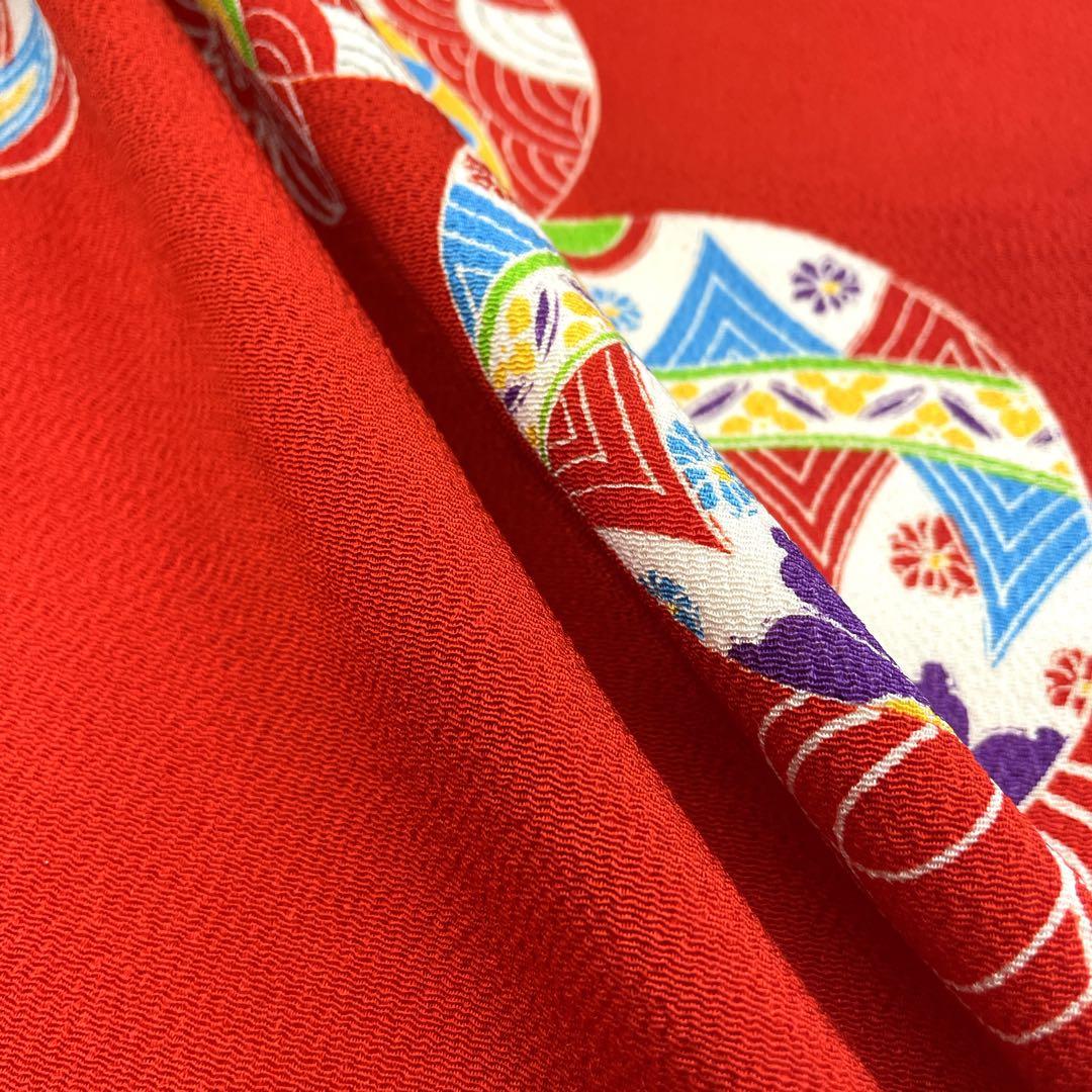 ◎mk-1253　七五三　女の子　7歳　着物・襦袢セット　1-16