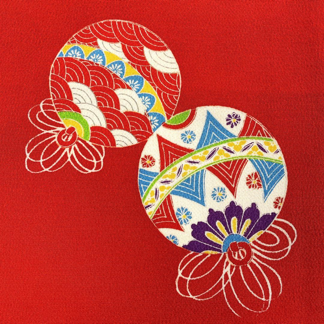 ◎mk-1253　七五三　女の子　7歳　着物・襦袢セット　1-16