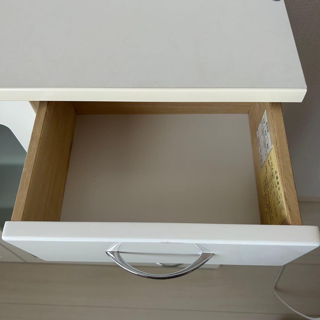 キャビネット ホワイト 白 カウンター下 収納 本棚 キッチン 引き出し 飾り棚