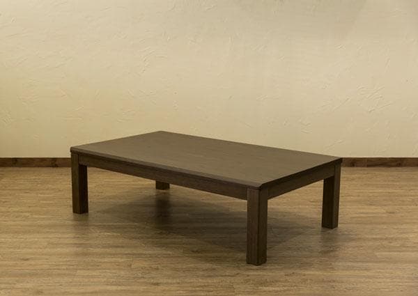 《新品・送料無料》3段階継脚ダイニングコタツ　135×80　BR/NA