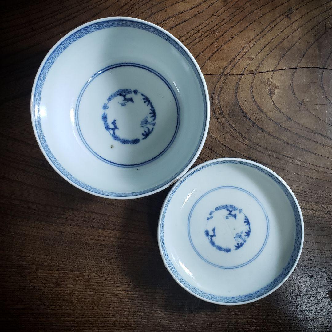 蓋物 蛸唐草 大 富貴長春 染付 松竹梅 古伊万里 訳あり - メルカリ