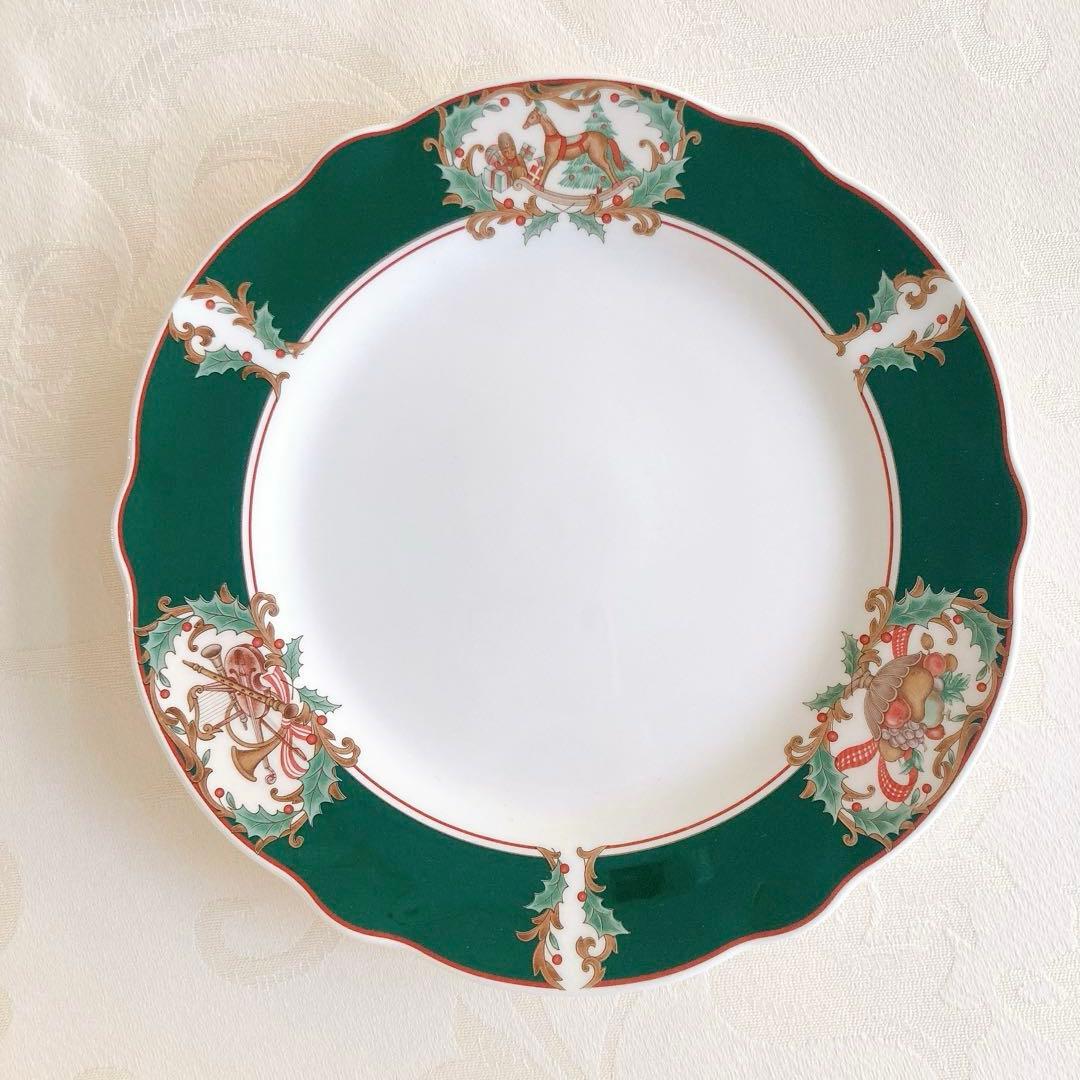 【希少】ノリタケ プリマチャイナ クリスマスプレート 21.5cm 5枚セット