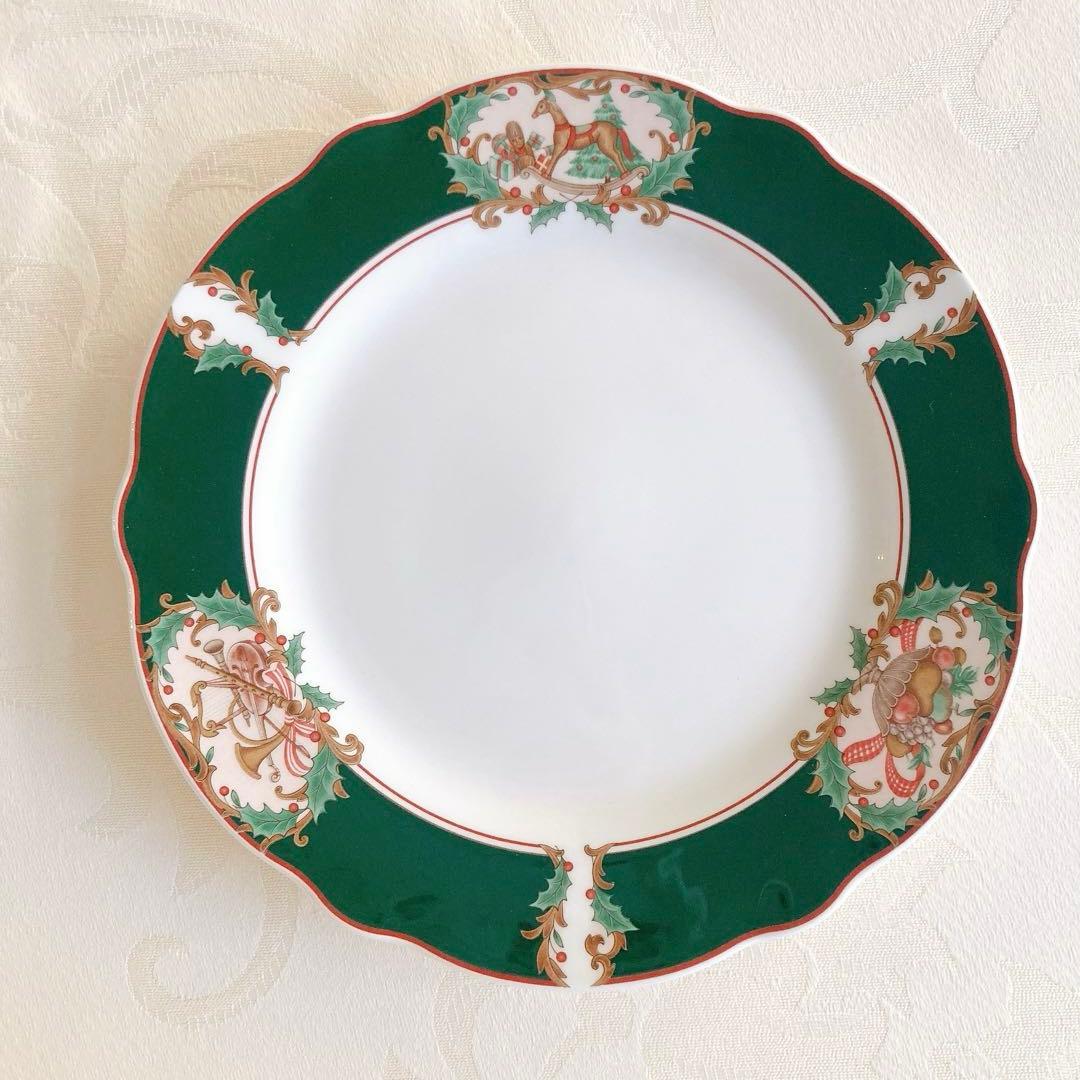 【希少】ノリタケ プリマチャイナ クリスマスプレート 21.5cm 5枚セット