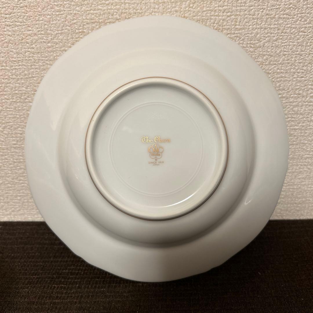 大倉陶園　スイートメモリー　スーププレート　ディナープレート　金彩金蝕