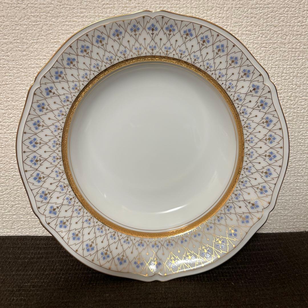 大倉陶園　スイートメモリー　スーププレート　ディナープレート　金彩金蝕