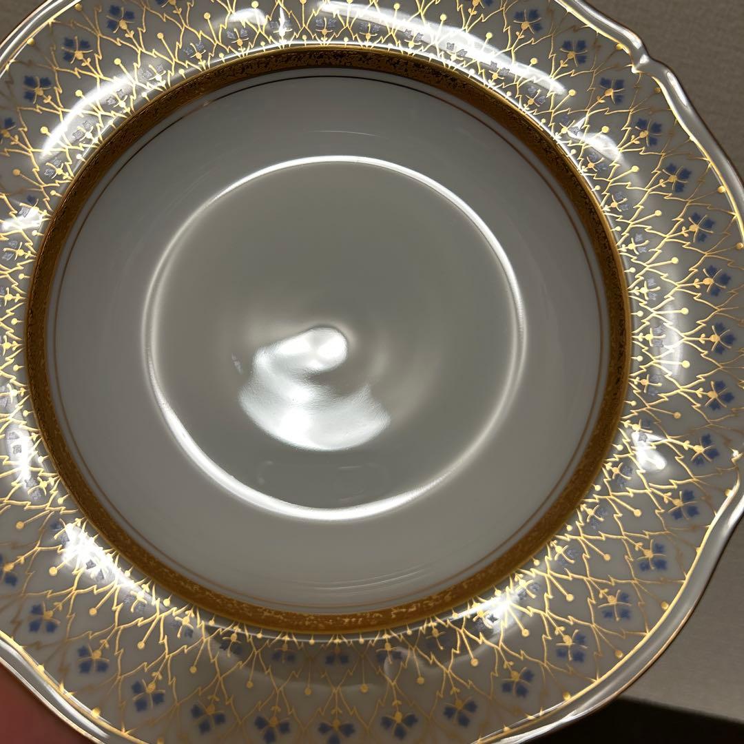 大倉陶園　スイートメモリー　スーププレート　ディナープレート　金彩金蝕