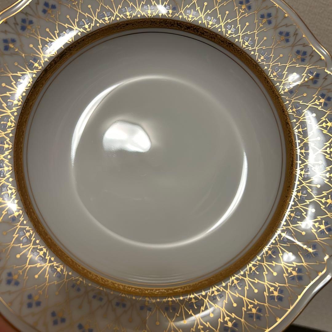 大倉陶園　スイートメモリー　スーププレート　ディナープレート　金彩金蝕