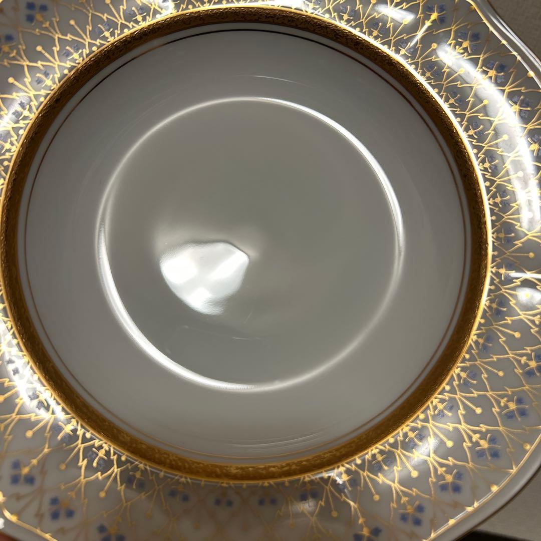 大倉陶園　スイートメモリー　スーププレート　ディナープレート　金彩金蝕