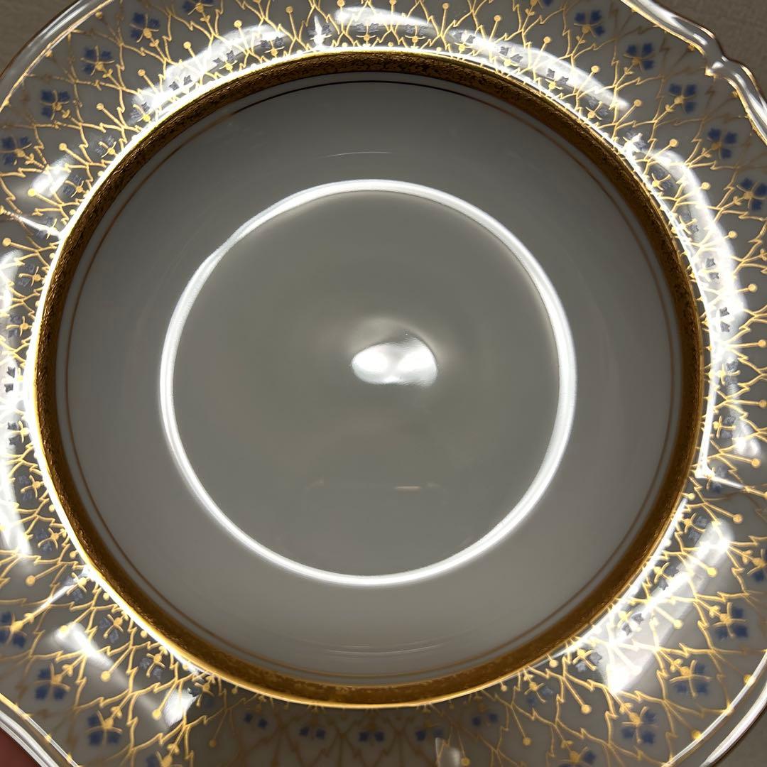 大倉陶園　スイートメモリー　スーププレート　ディナープレート　金彩金蝕