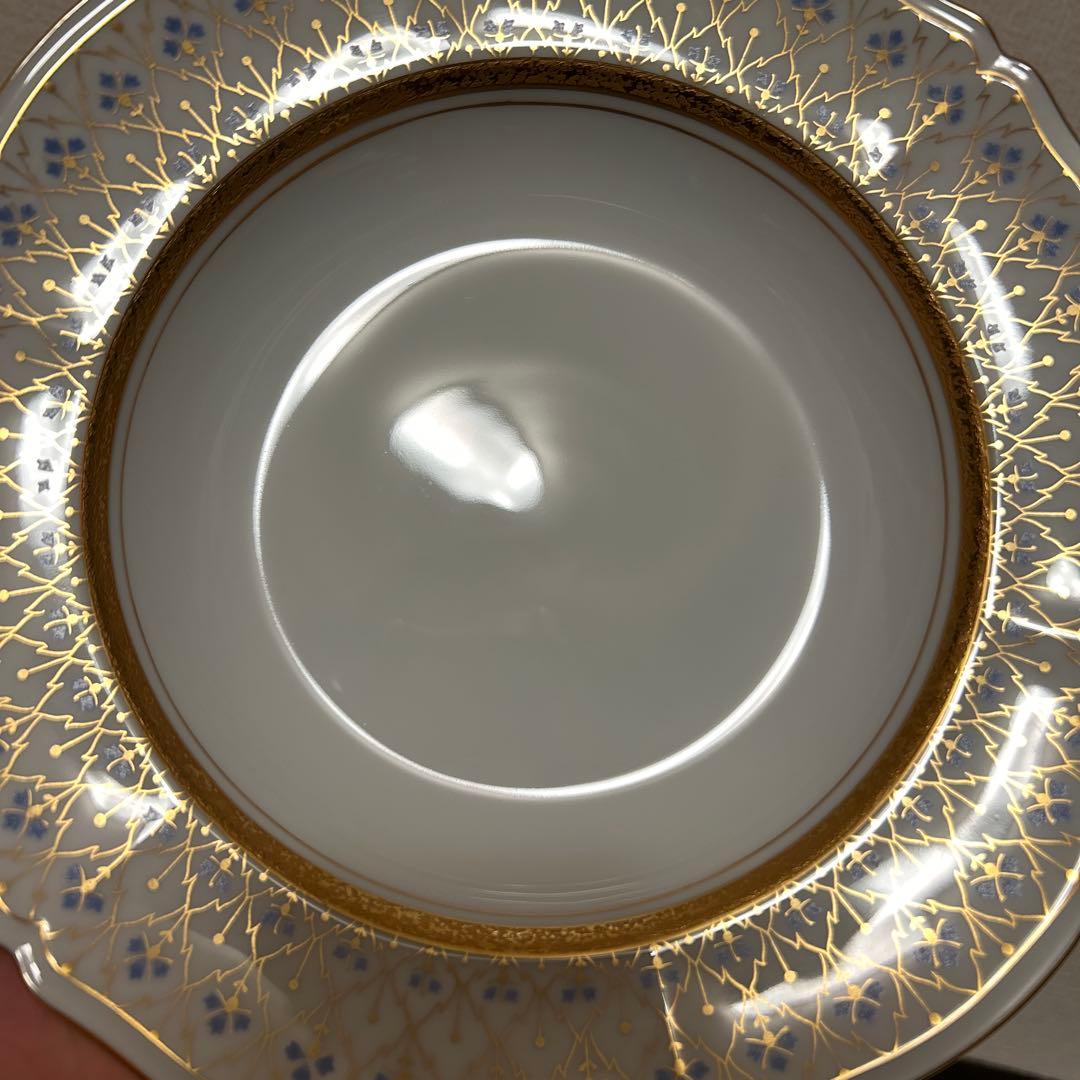 大倉陶園　スイートメモリー　スーププレート　ディナープレート　金彩金蝕