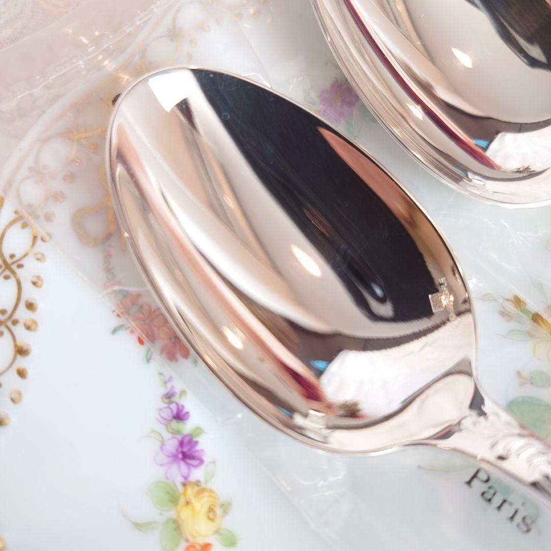 Bクリストフル　マルリー　希少　デザートスプーン　クリストフルシルバー