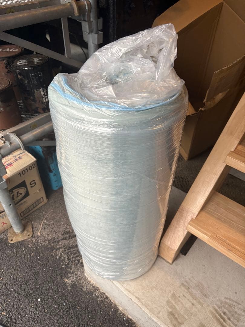 4WAY 折りたたみソファマットレス ダブル　ブルー