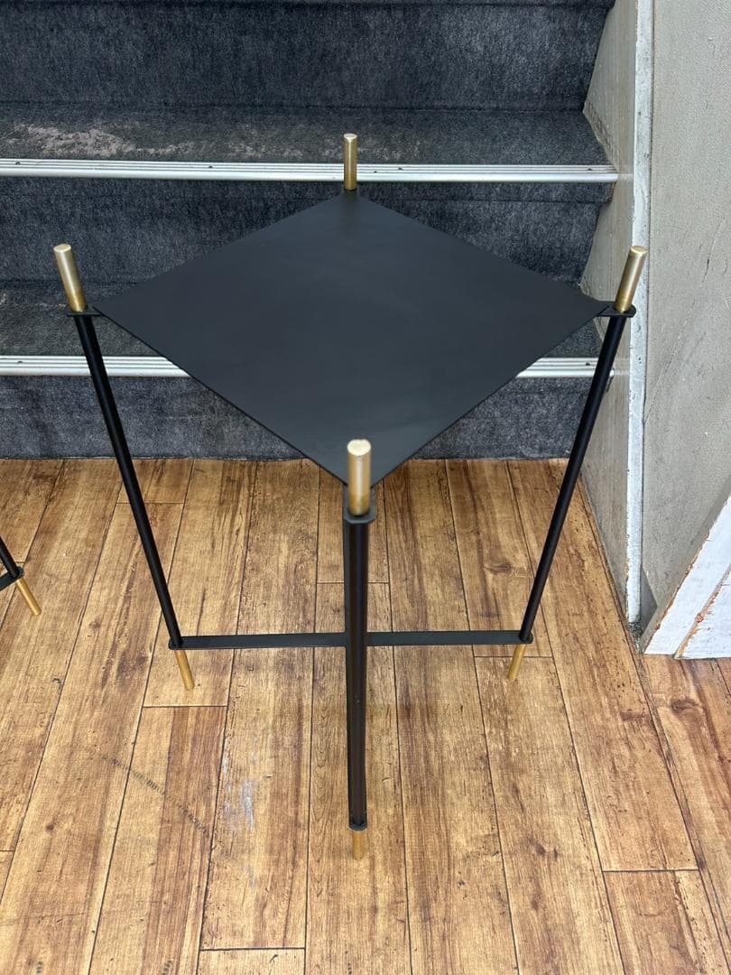 【福岡市限定】【展示品・未使用品】サイドテーブル 2点セット