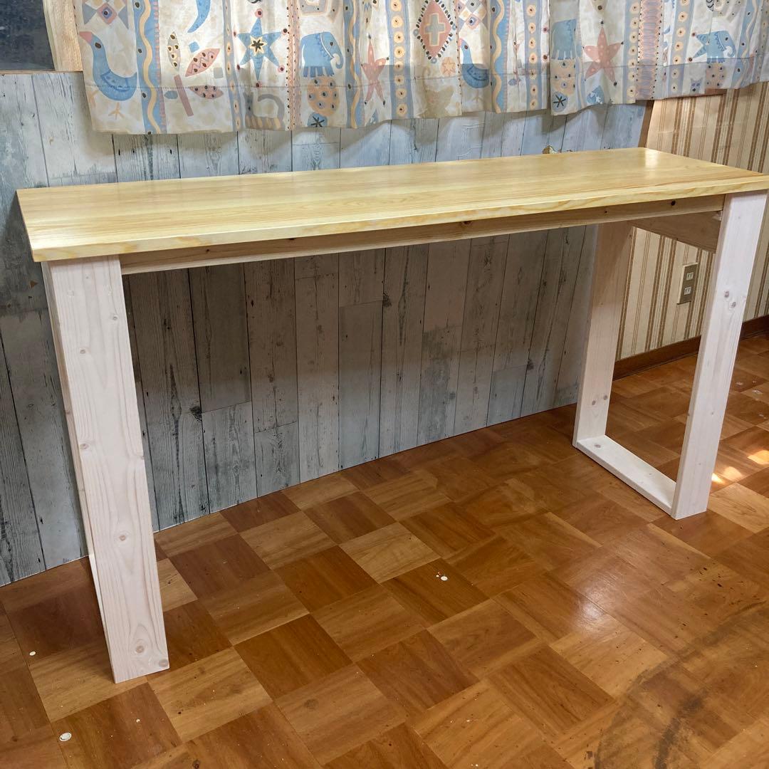 ✡️ 机 テーブル カウンター 幅130cm パイン集成材