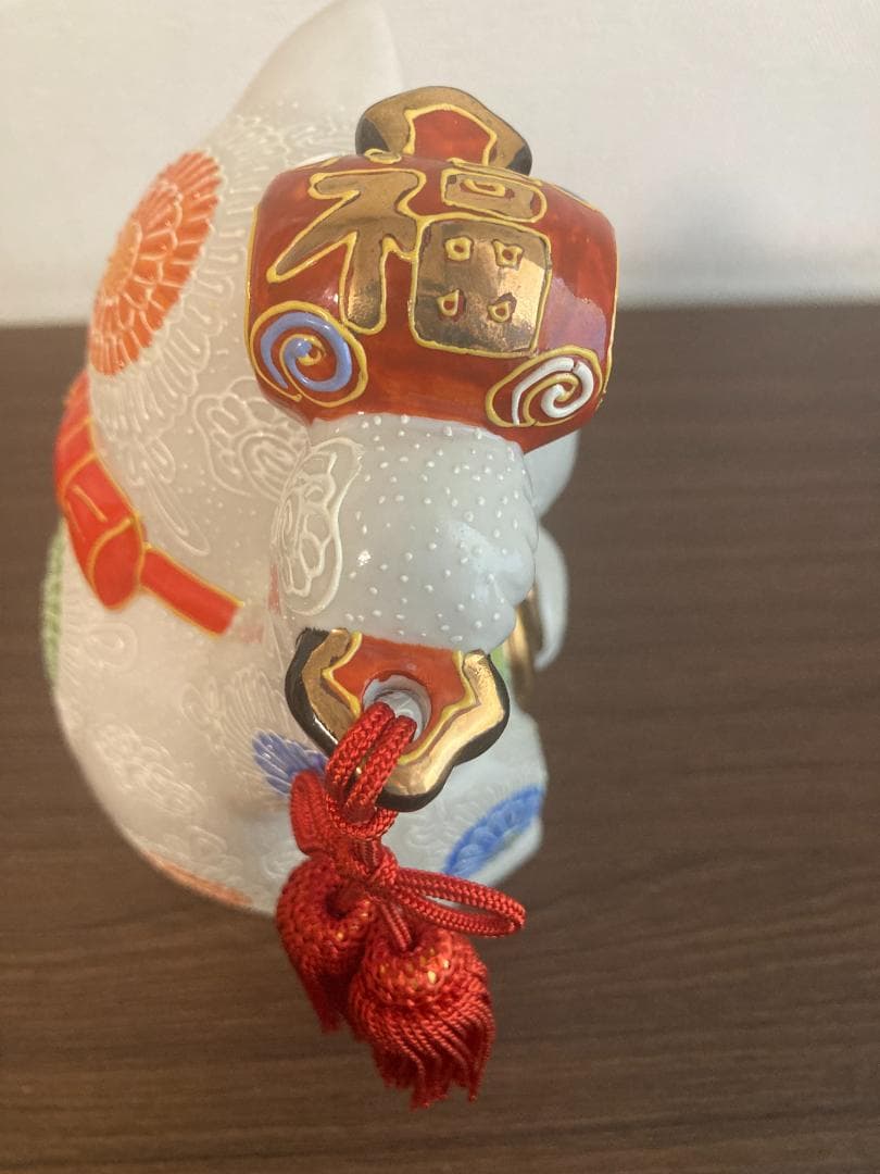 九谷焼 陶幸 招き猫 小判 打ち出の小槌 - メルカリ