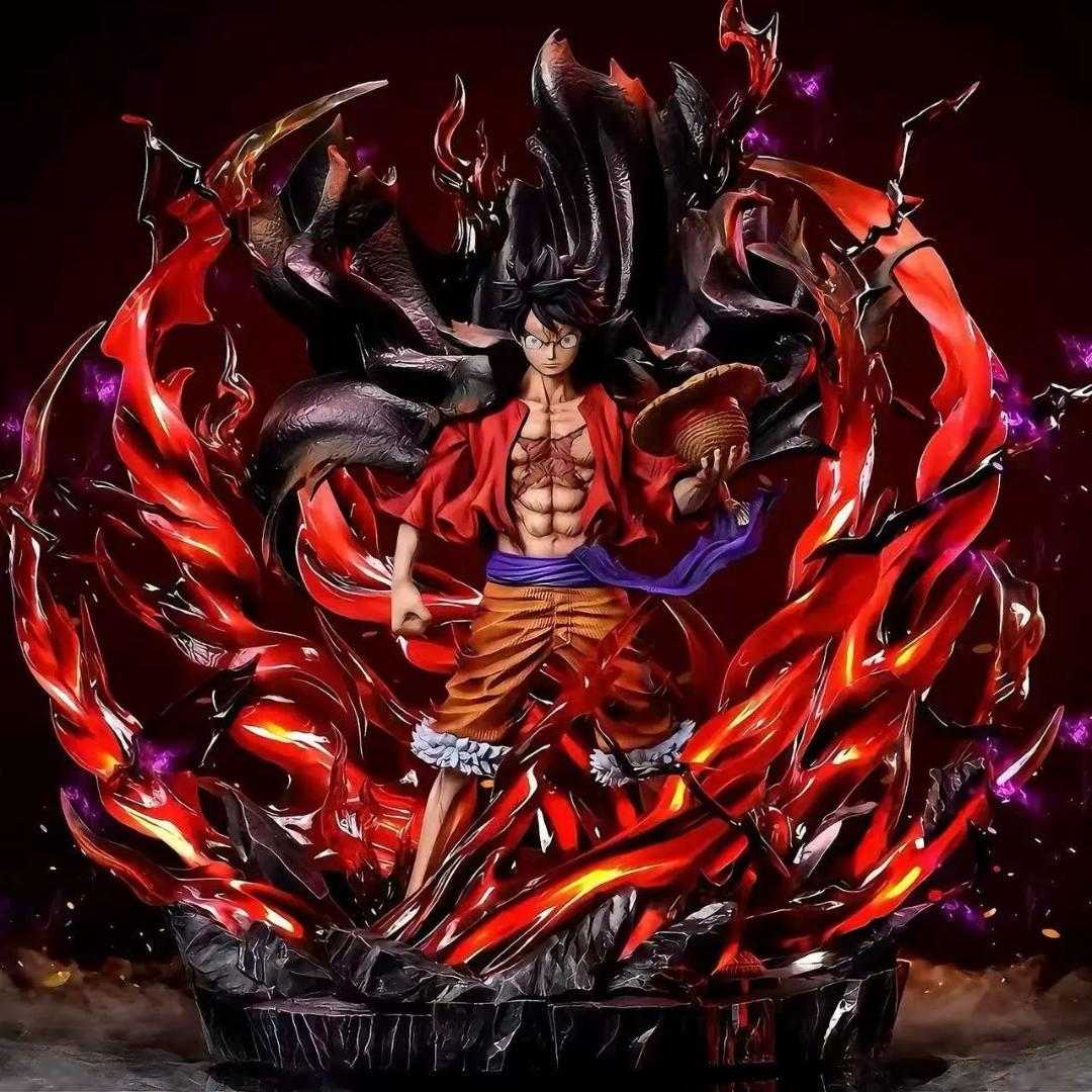 ワンピース 覇王色の覇気 新四皇 ルフィ ガレージキット フィギュア