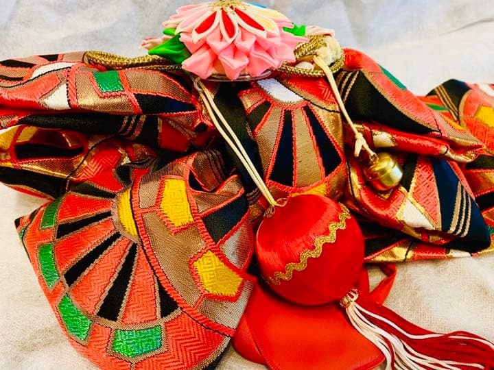 七五三　豪華　作り帯　セット　帯揚　帯締め　アンティーク　m