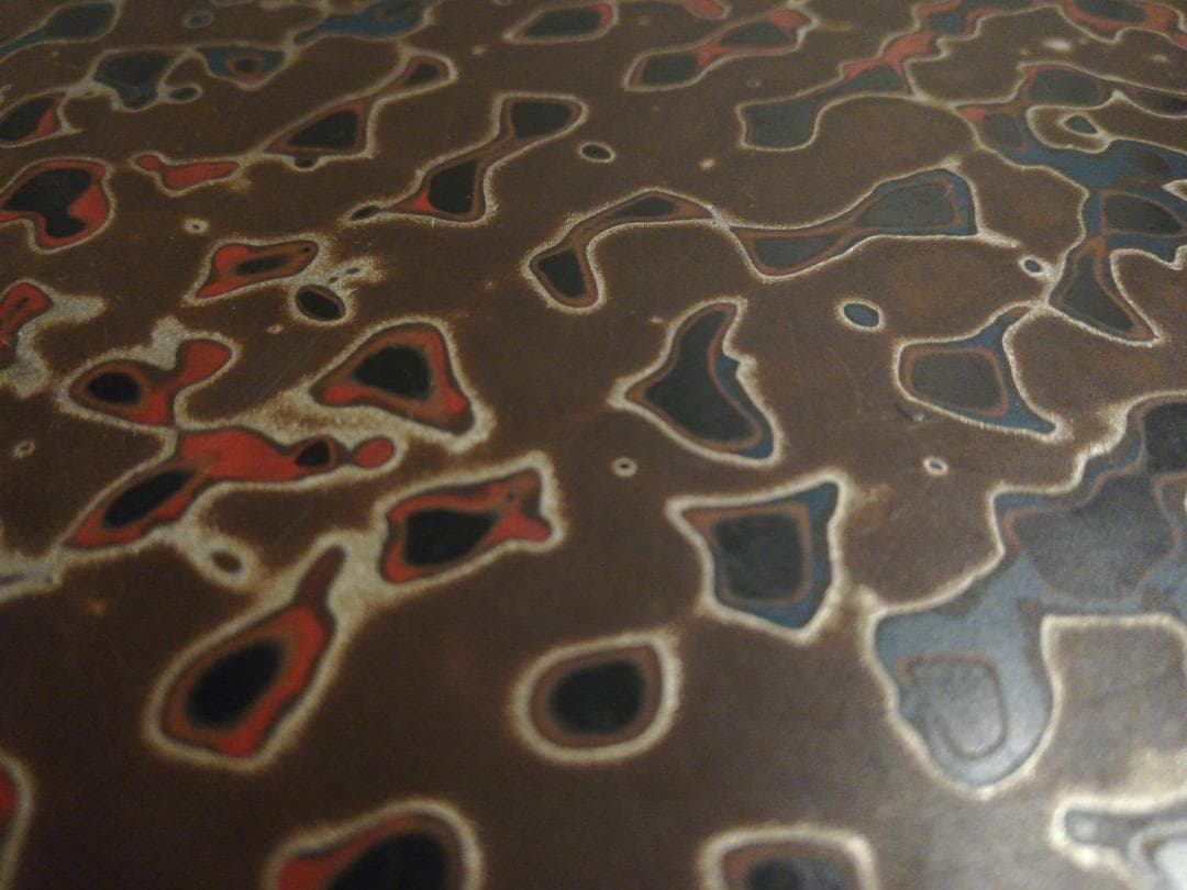 ビンテージ津軽塗り座卓正方形ローテーブル　ヴィンテージちゃぶ台