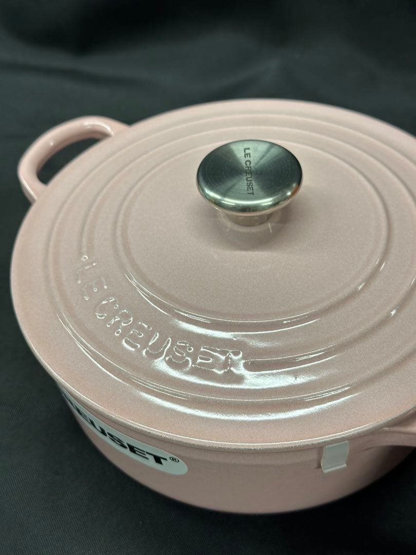 【未使用品】Le Creuset ココットロンド　シフォンピンク　18cm 鍋