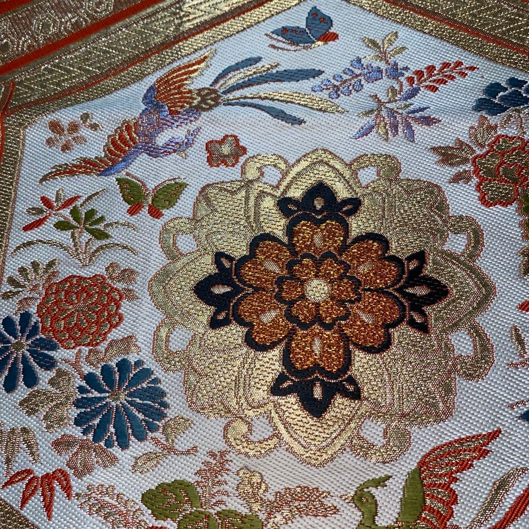 table runner 祝い吉祥 帯リメイク - メルカリ