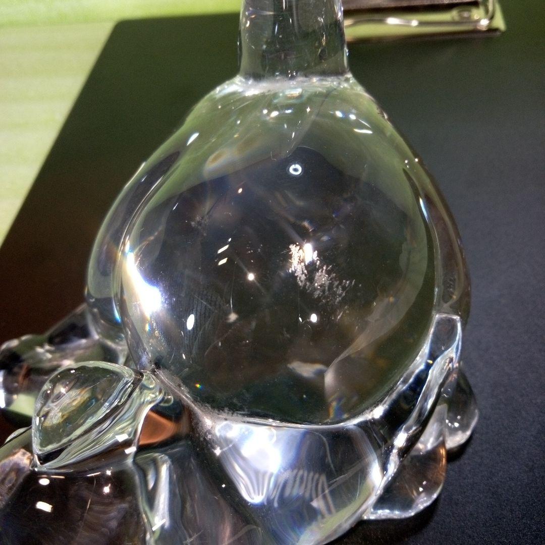 Hadeland ハーデランド 猫の置物 クリスタルガラス？ ※小傷多数有り