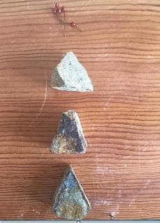 ストーン　オブジェ　△　▽　三角 さんかく △　▽　　あ①　たかとりスタジオ