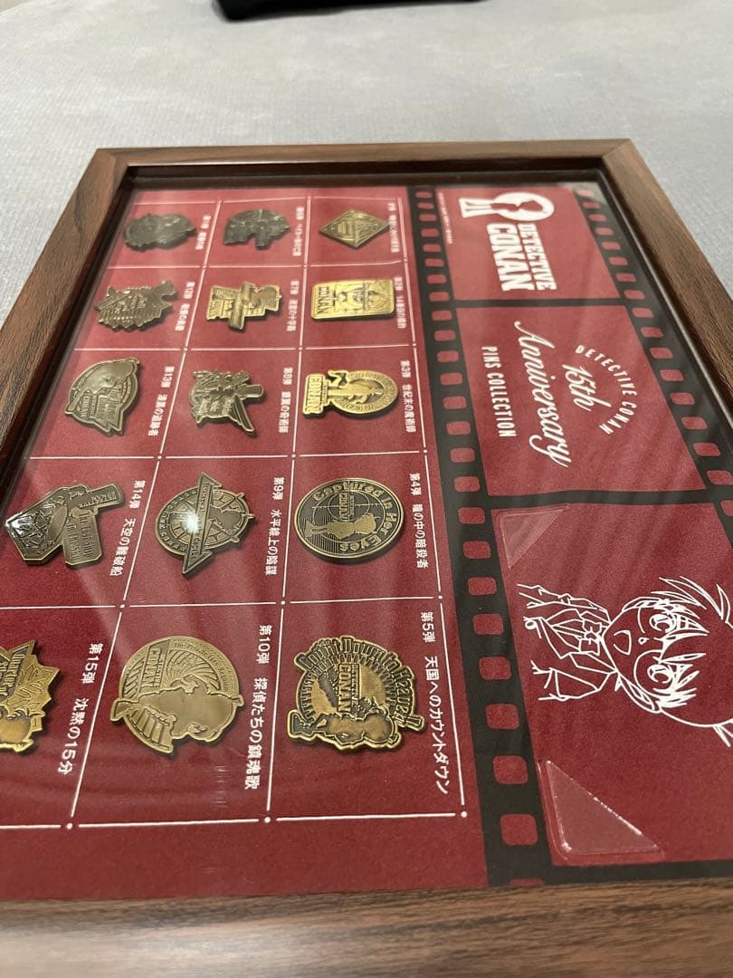 非売品】名探偵コナン 15周年記念 メモリアルピンズセット - メルカリ