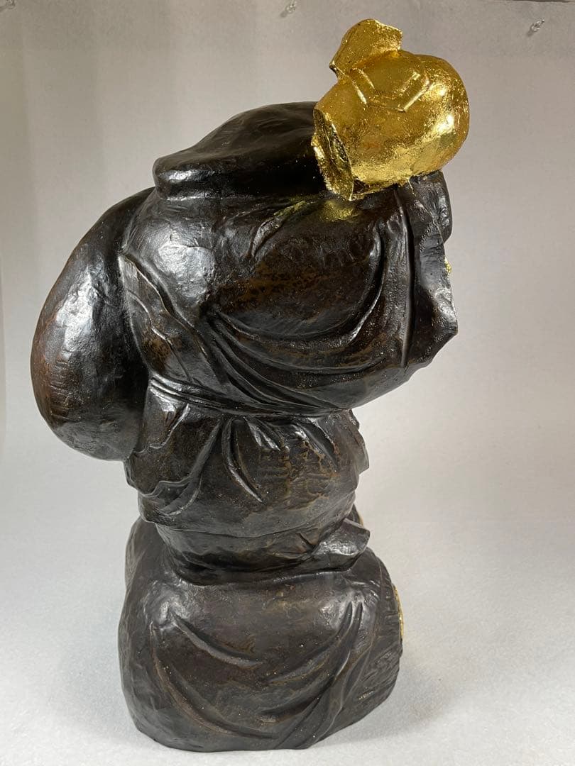 大黒天 置物 七福神 縁起物 金運 開運 高岡銅器純一郎仏像 銅製 彫刻 骨董