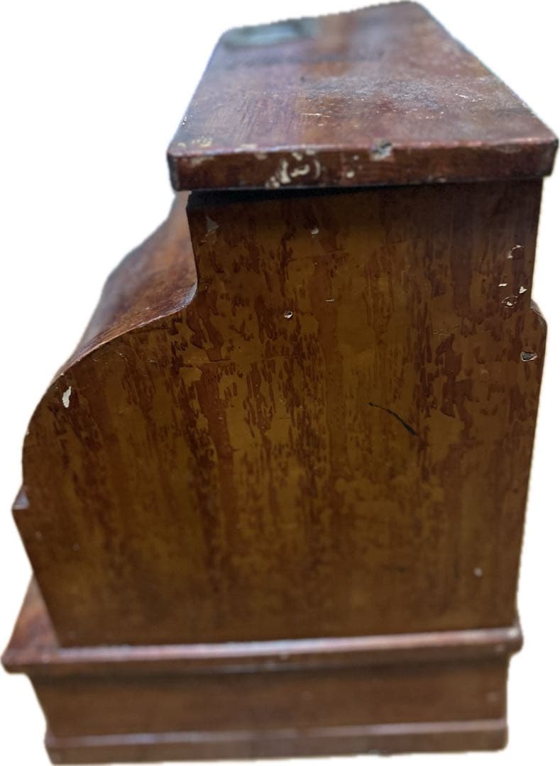 【希少】TSUBASA 木製レジスター昭和レトロアンティーク インテリア 現状品