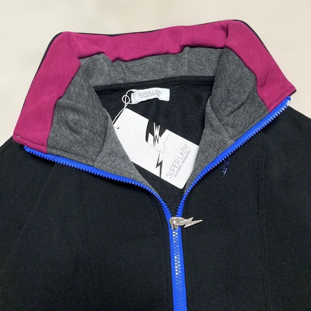 新品】スーパーレディ 山本寛斎 裏フリース ジップアップジャケット 3L