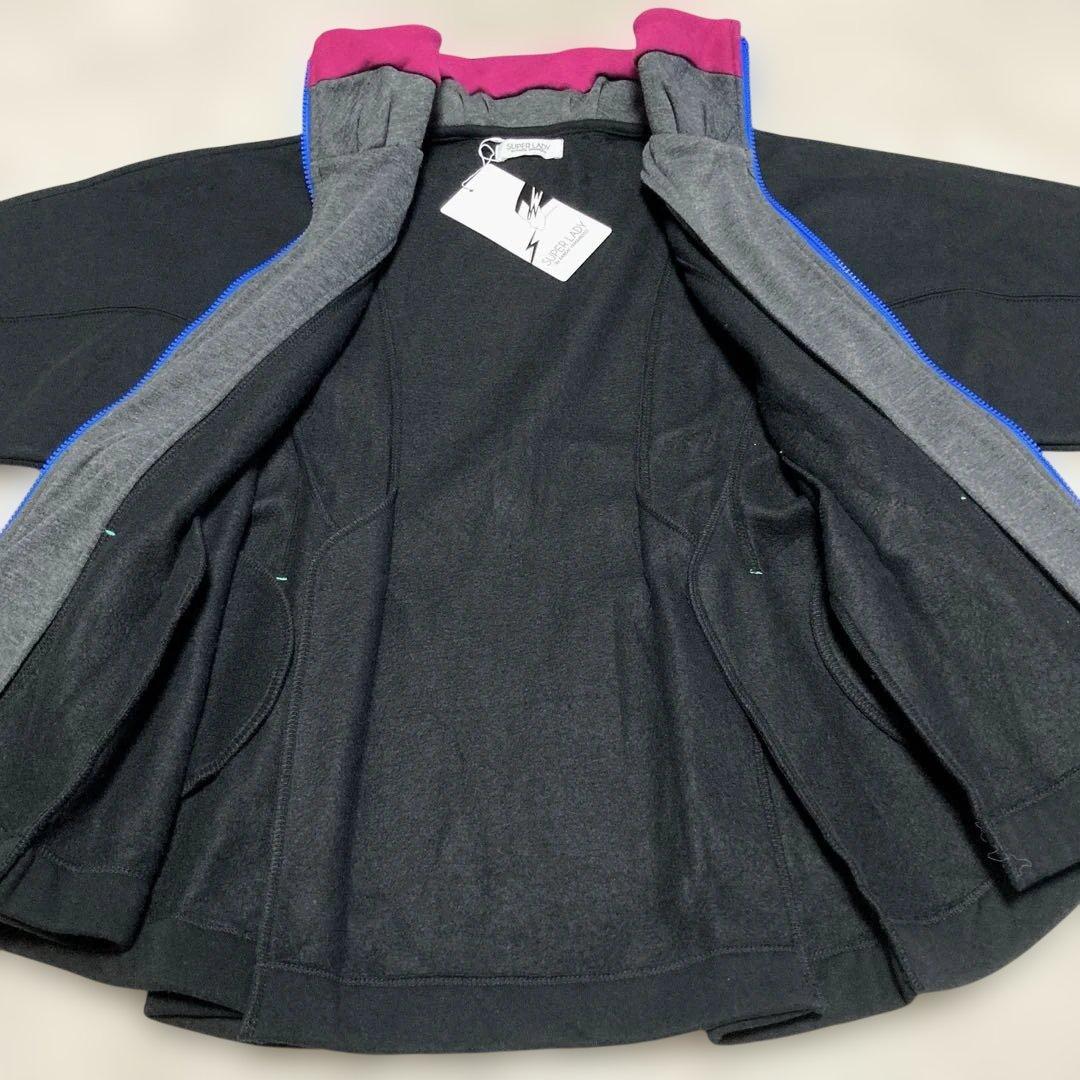 新品】スーパーレディ 山本寛斎 裏フリース ジップアップジャケット 3L