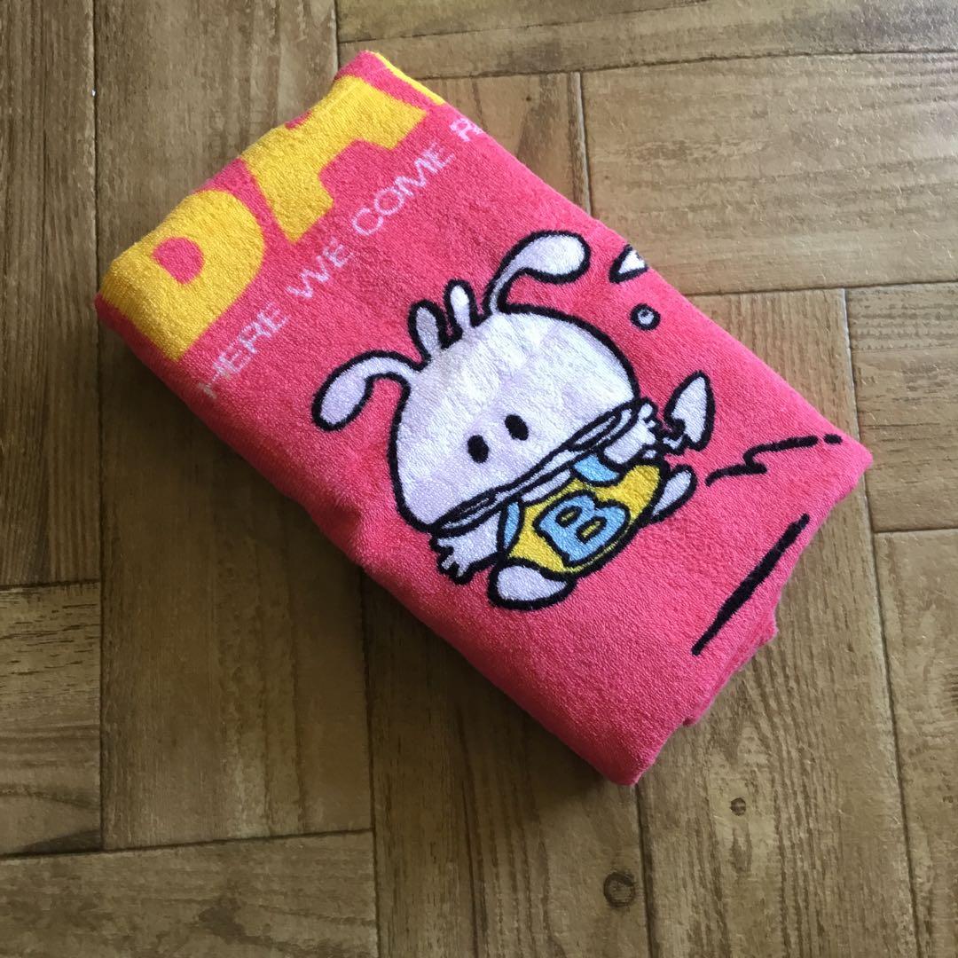 バイキンくん タオル ピンク 約80x50cm弱 昭和レトロ ✨ - メルカリ