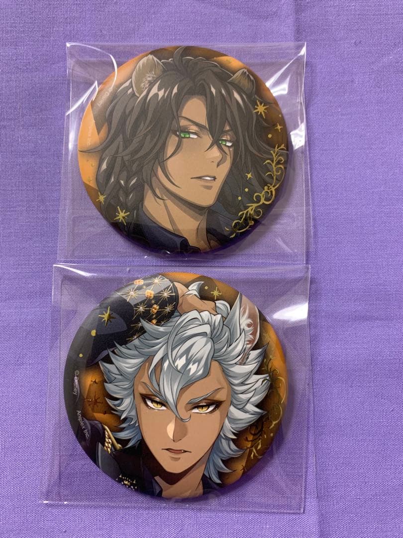 ツイステ ツイステッドワンダーランド レオナ ジャック 缶バッジ