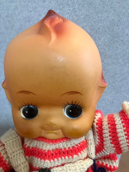 キューピー日焼け顔のマリーン服着用のレア！約33cm