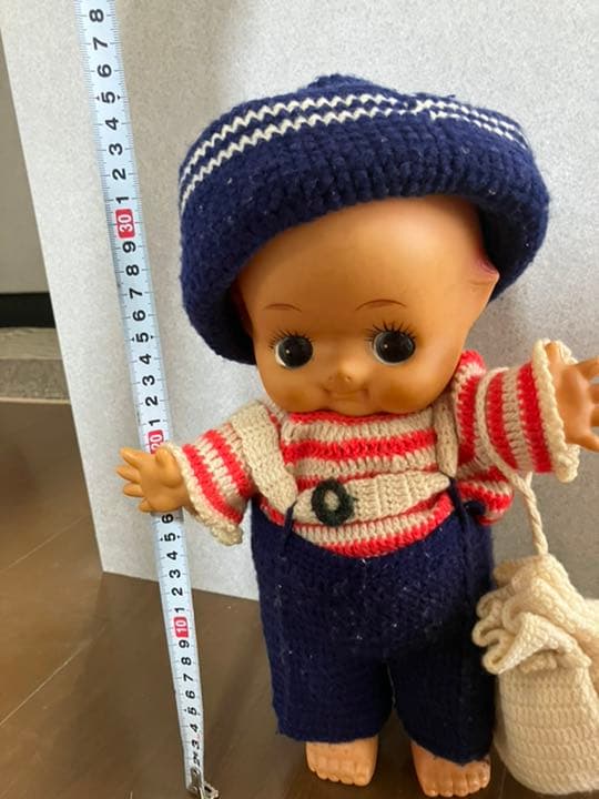 キューピー日焼け顔のマリーン服着用のレア！約33cm