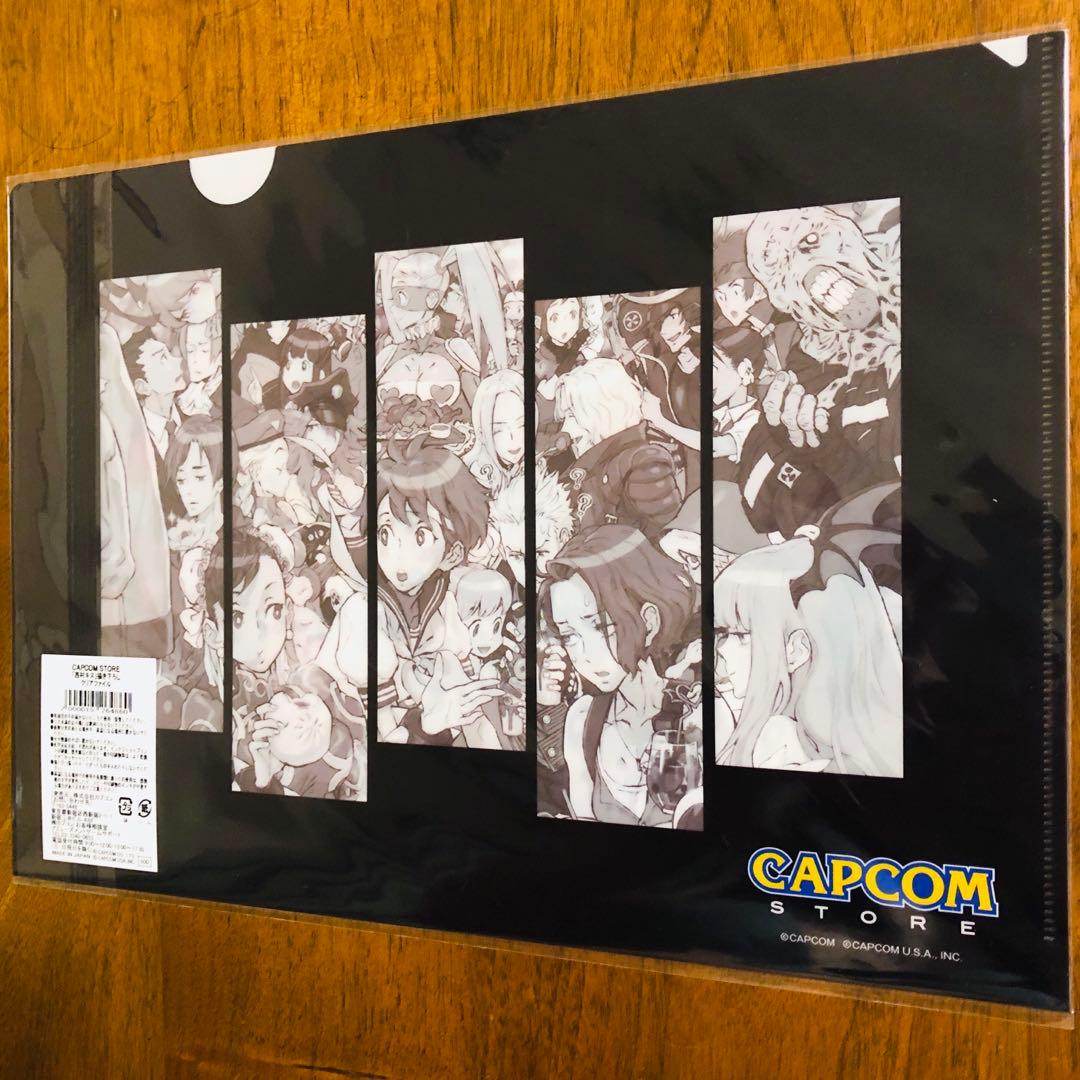 ストリートファイター 西村キヌ 描き下ろし クリアファイル CAPCOM