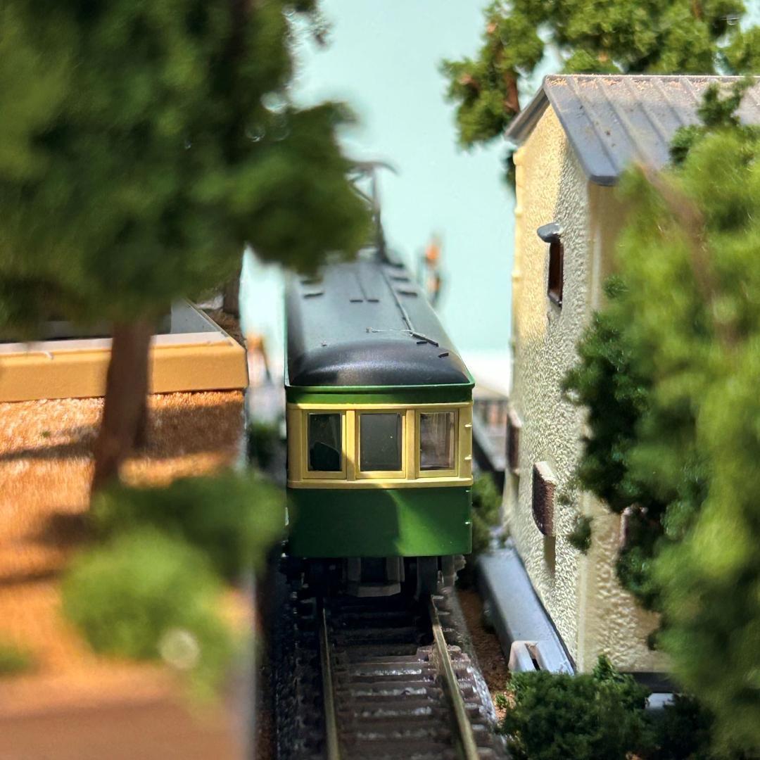 ♥YOU♥様ご予約品 江ノ電江の島 腰越 満福寺と踏切 鉄道