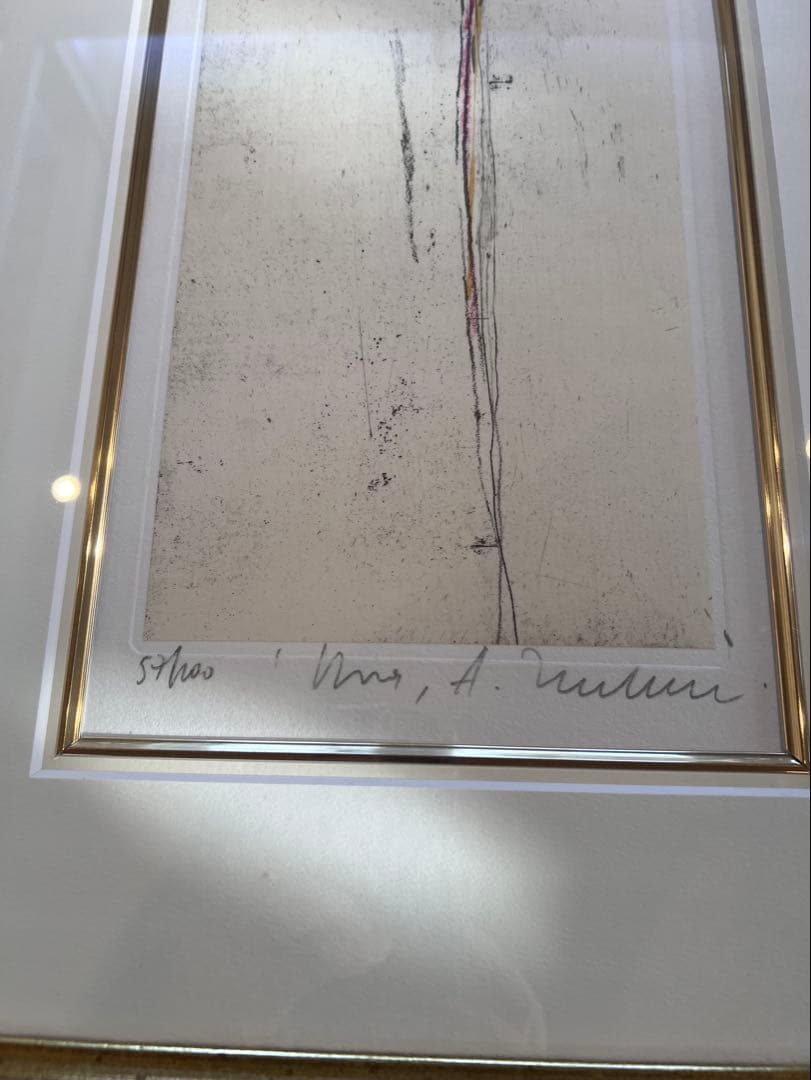 ❣️お値引中❣️バラのリトグラフ版画額装 アレッハンドロ　ノッチェンティーニ作