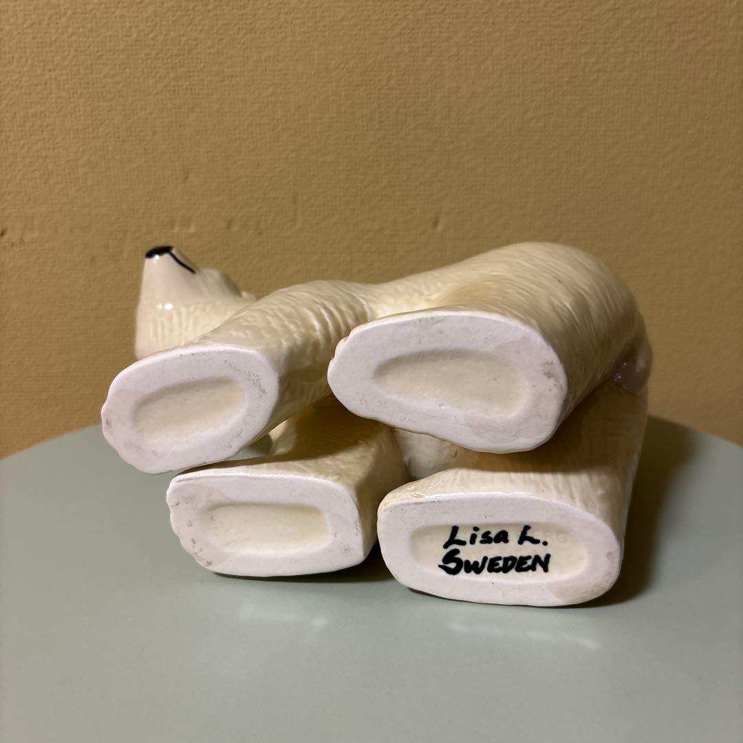 【美品】LISA LARSON リサラーソン ポーラーベア(L大)シロクマ 北極