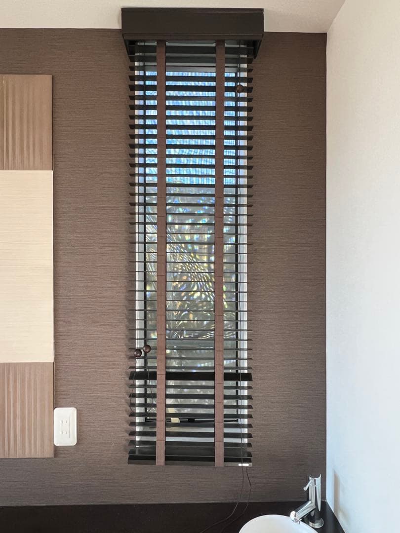 ニチベイ ウッドタイプ ブラインド 380mm x 1.370mm 2点セット