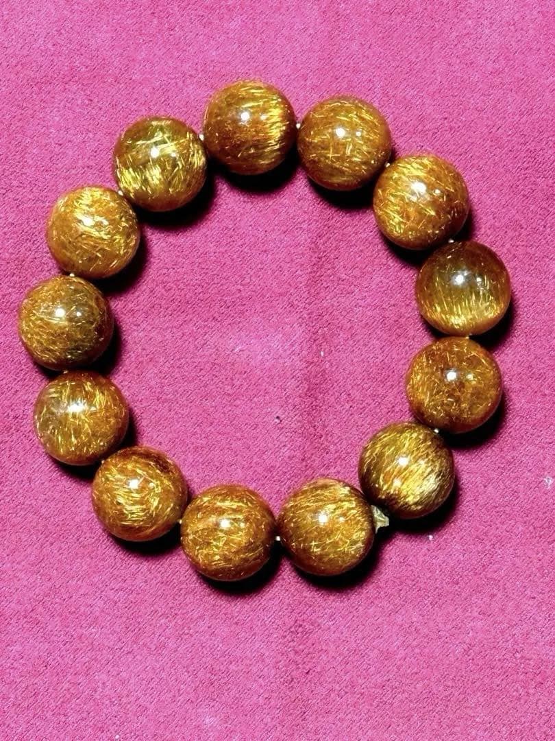 超希少 レッドゴールドルチルクォーツ 水晶（愛晶)