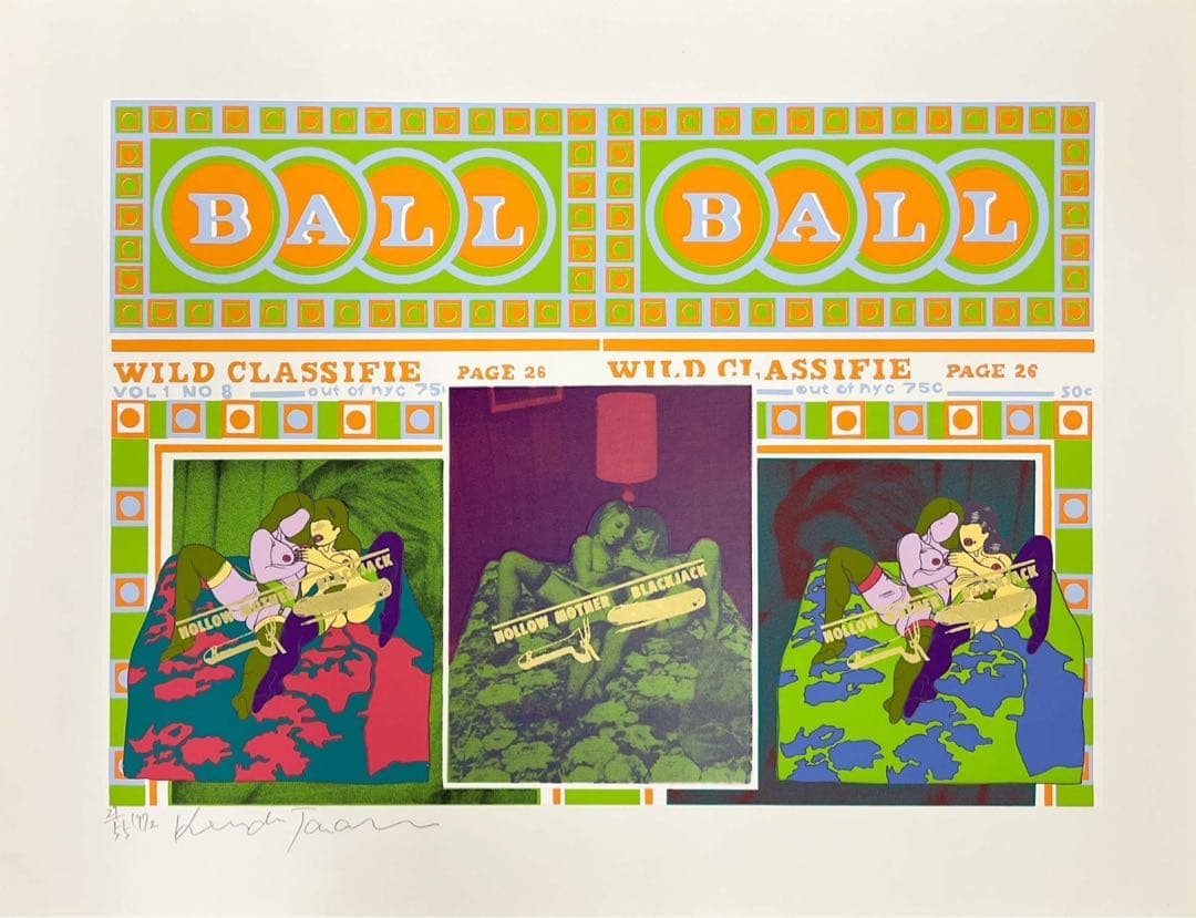 田名網敬一《ゼンマイ仕掛けのマリリン》1972年　12点セット