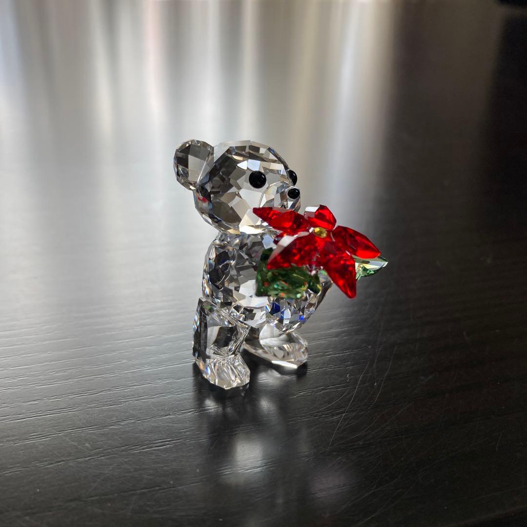 スワロフスキー クリスマスベア 2012年限定 ポインセチア