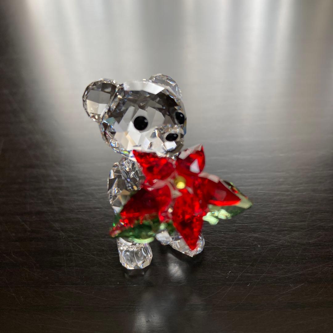 スワロフスキー クリスマスベア 2012年限定 ポインセチア