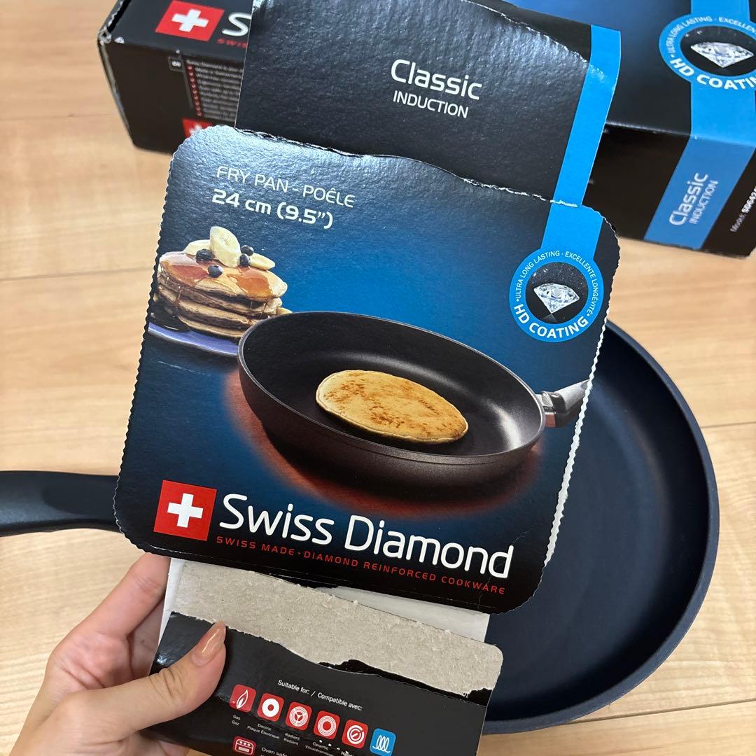 スイスダイヤモンドclassic 24cm フライパン　swissdiamond