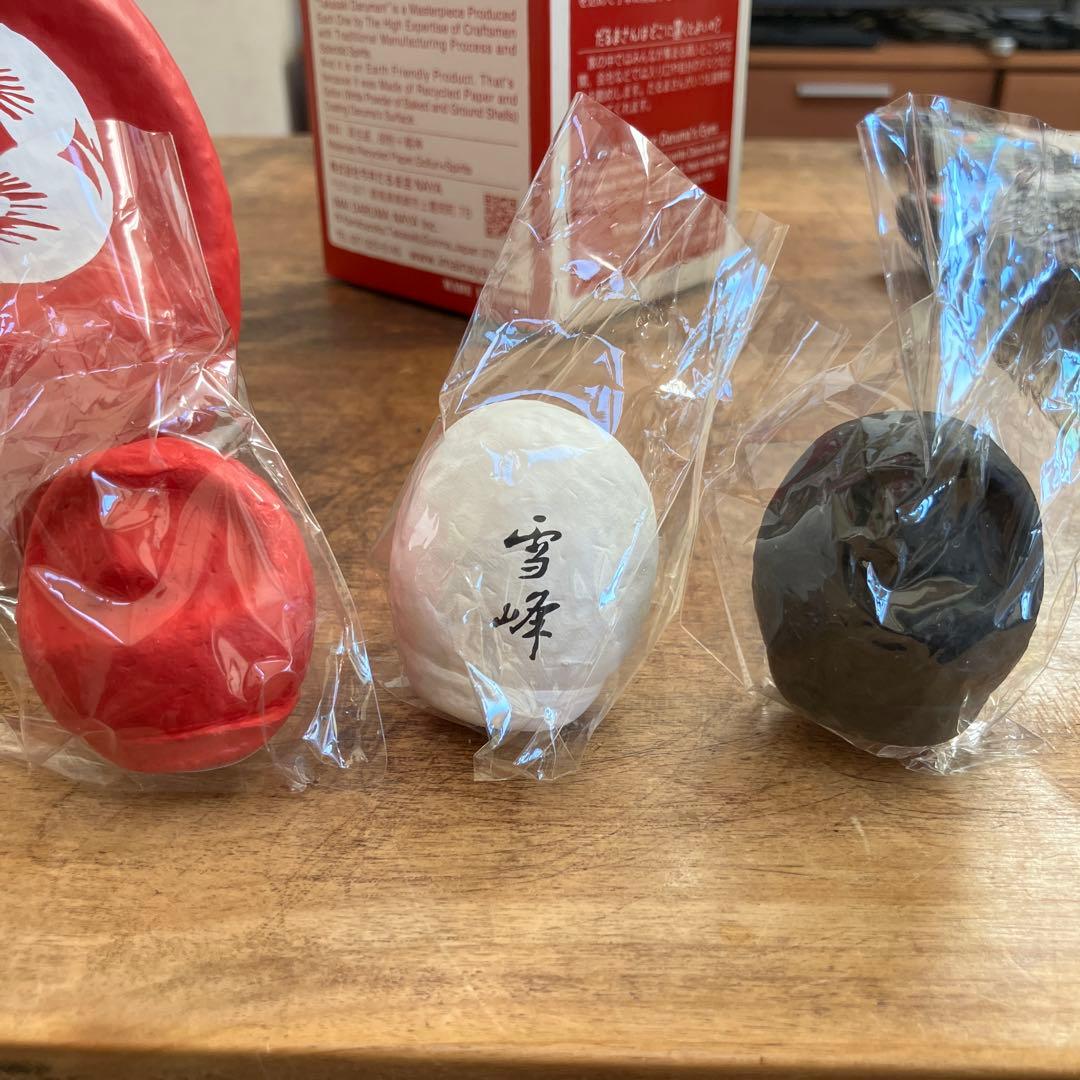 スノーピーク　高崎今井達磨 NAYA 置物セット　雪峰だるま